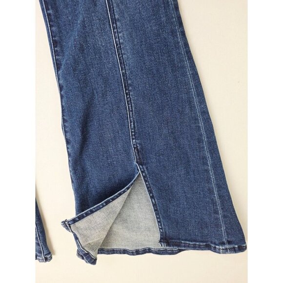 American Eagle Outfitters Size 00 Short Womens 30" Inseam Festival Slit Flare - Picture 6 of 14